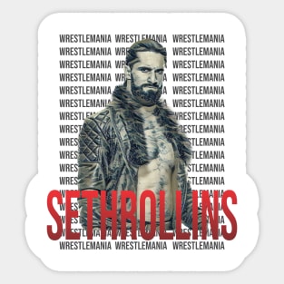 ART WAVES // SETHROLLINS Sticker